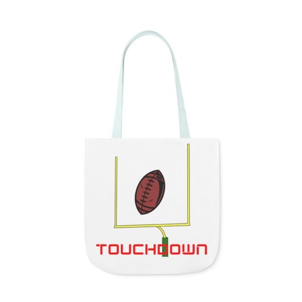 TouchDown, Canvas Tote Bag, 5-Color Straps - Image 50