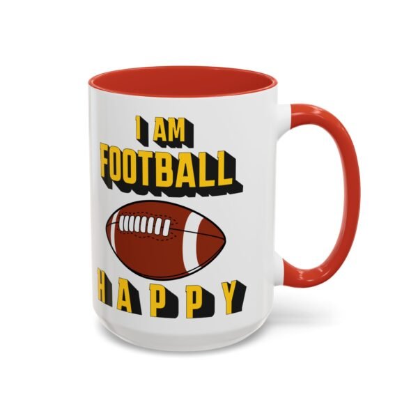 Football Happy, Accent Coffee Mug (11, 15oz)