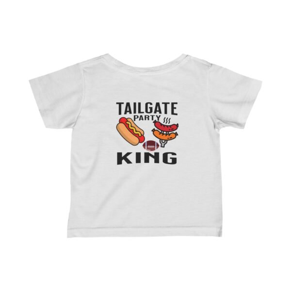 Tailgate Party King, Infant Fine Jersey Tee - Image 5