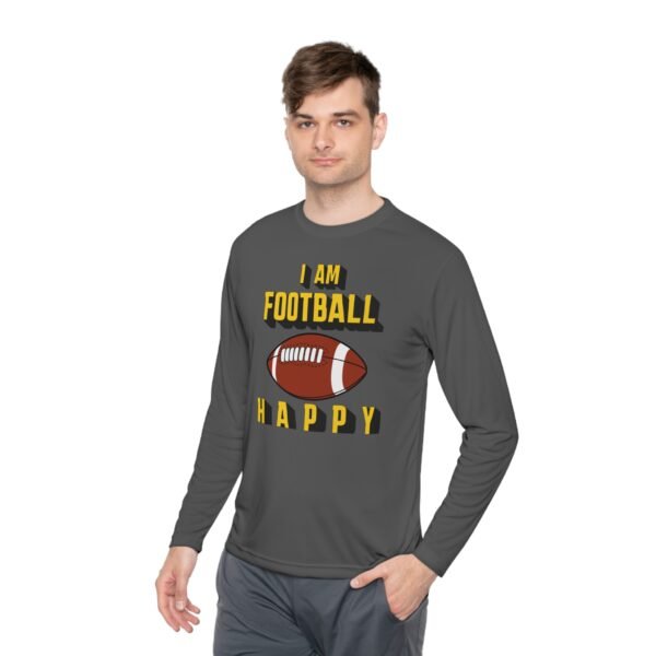 Football Happy, Unisex Lightweight Long Sleeve Tee - Image 15