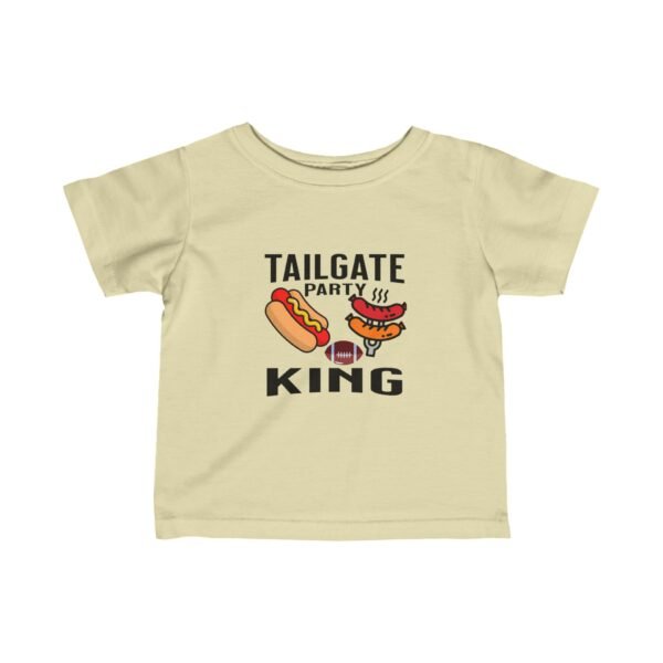 Tailgate Party King, Infant Fine Jersey Tee - Image 10