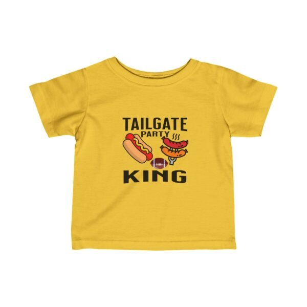 Tailgate Party King, Infant Fine Jersey Tee - Image 13