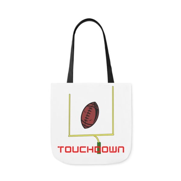 TouchDown, Canvas Tote Bag, 5-Color Straps - Image 46