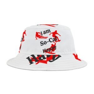 I am So-Cal Happy, Bucket Hat (AOP)