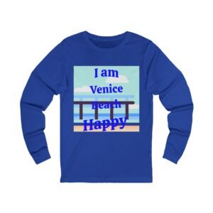 I am Venice Beach Happy, Unisex Jersey Long Sleeve Tee