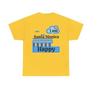 I am Santa Monica Happy, Unisex Heavy Cotton Tee