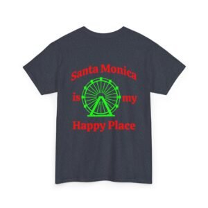 Santa Monica is my Happy Place, Unisex Heavy Cotton Tee