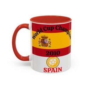 Spain, 2010 World Cup Champion, Accent Coffee Mug (11, 15oz)