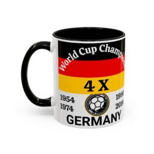 Germany, 4 X World Cup Champions, Accent Coffee Mug (11, 15oz)